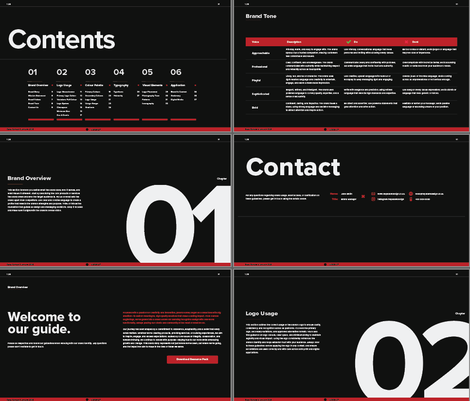 Pro Brand Guidelines Template