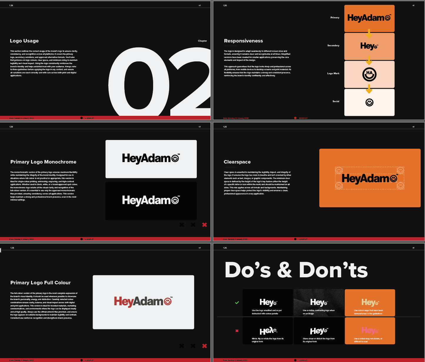 Streamlined Brand Guideline Template