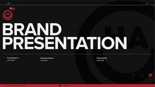 Pro Brand Presentation Template