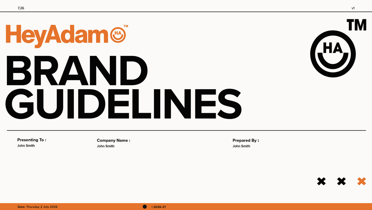 Pro Brand Guidelines Template